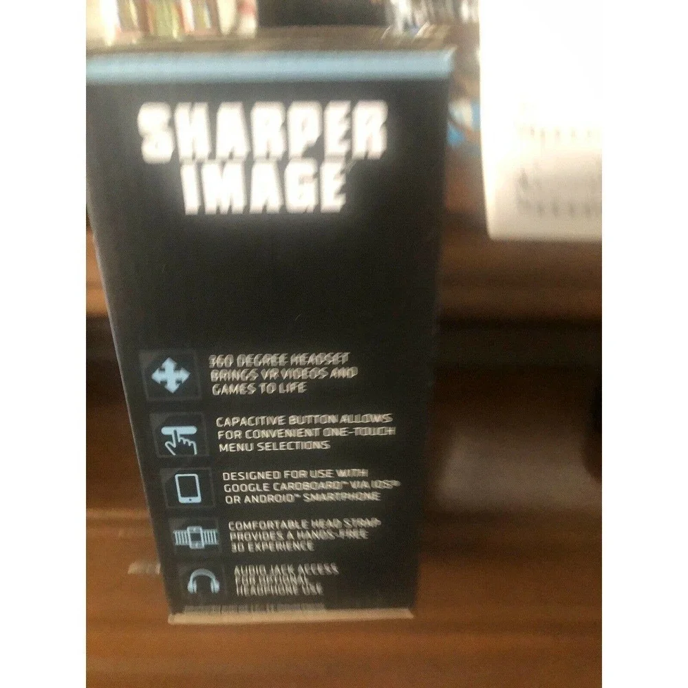 Smartphone 360 Degree Virtual Reality Headset Sharper Image NEW
